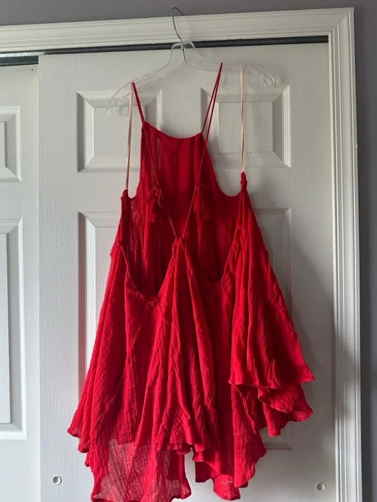 NWOT Free People Catching Rays Halter Dress - Picture 5 of 6